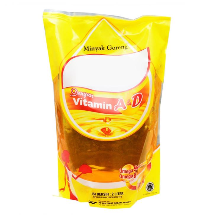 Stå upp matolja påse