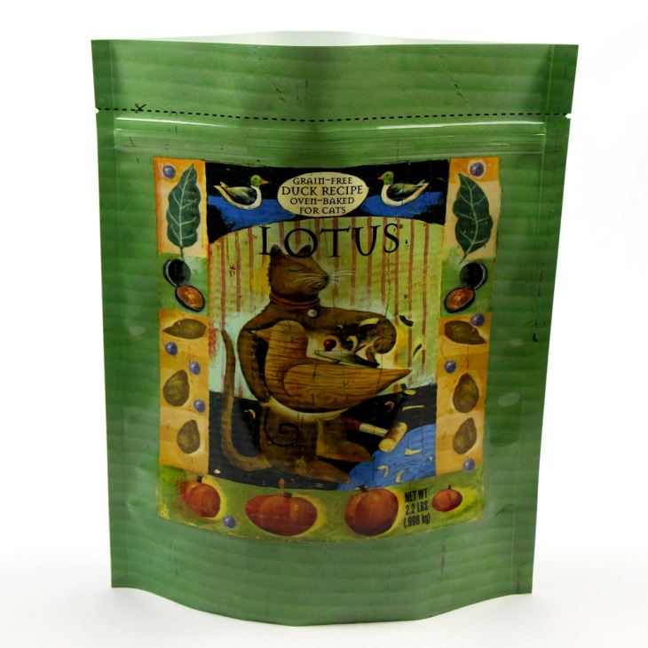 Stå upp kattmatpåse