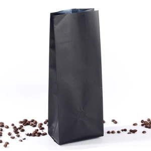 Black Side Gusset Kaffe Bag