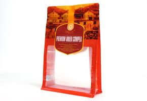 Ziplock matväska med klart fönster