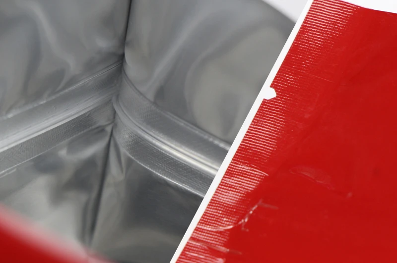 Red Aluminum Foil Stand Up Zipper Bags Red Aluminum Foil Stand Up Zipper Bags