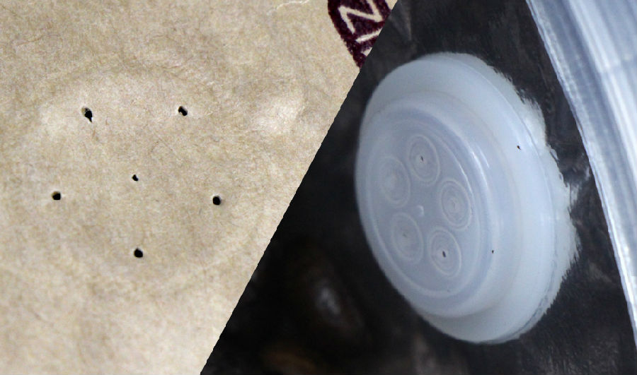 Flat Bottom Kraft Papperspåse med vale