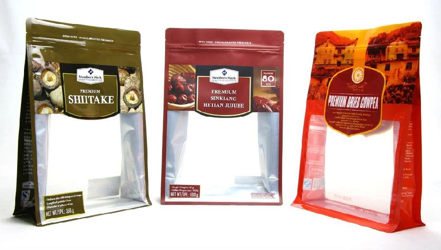 ziplock matväska med klart fönster