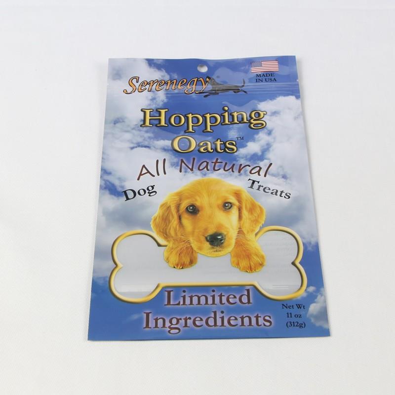 Djurmatförpackningsväska med dragkedja Dogmatväskor Pet Food Packaging Bag With Zipper Dog Food Bags