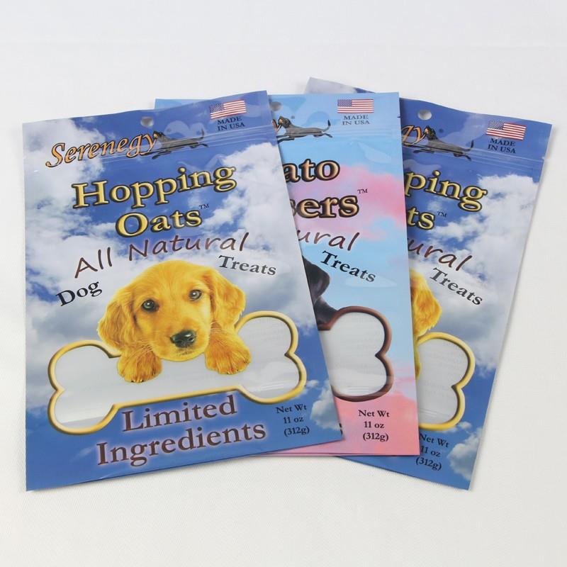 Djurmatförpackningsväska med dragkedja Dogmatväskor Pet Food Packaging Bag With Zipper Dog Food Bags