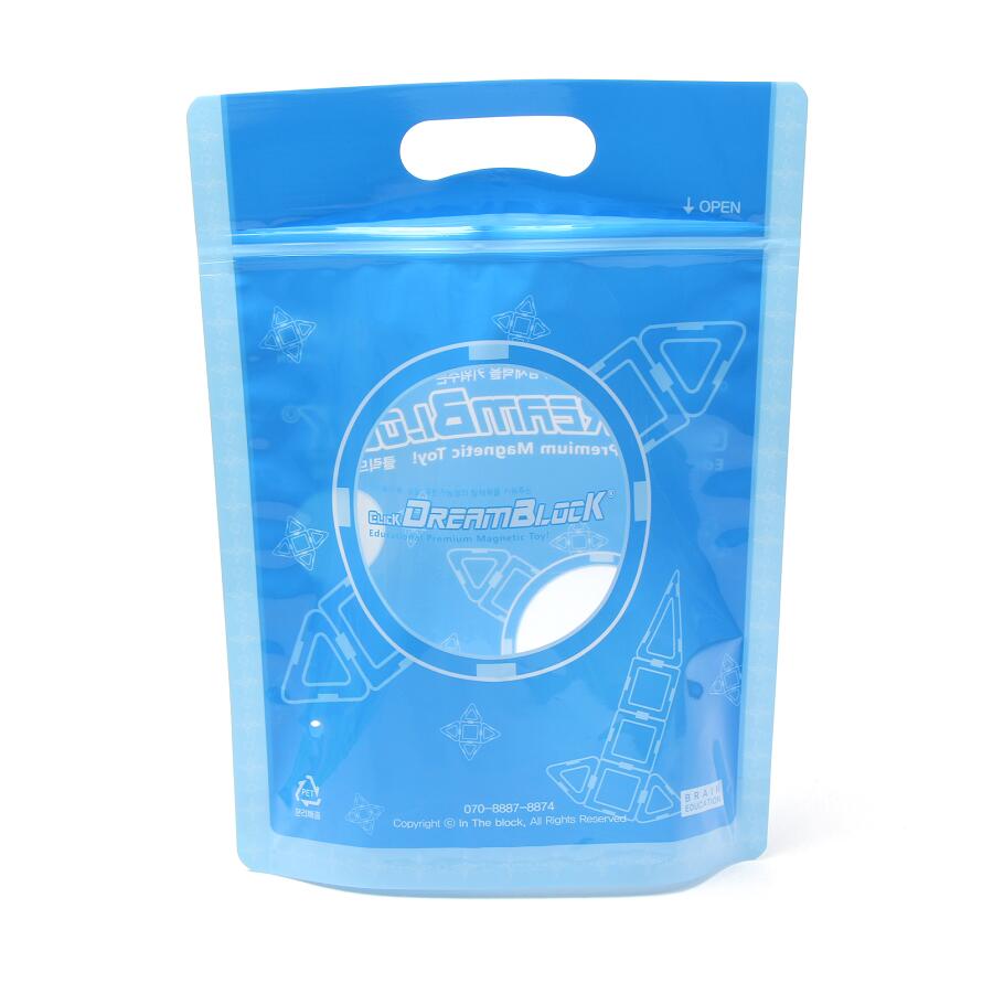 Plast dragkedja väska med fönster Plastic Zipper Bag With Window
