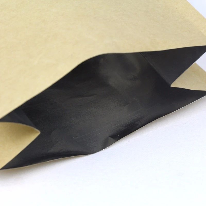 Kraftpapper Aluminiumfoliepåse med ventil 8 Sidan förseglad Kraft Paper Aluminium Foil Bag With Valve 8 Side Sealed