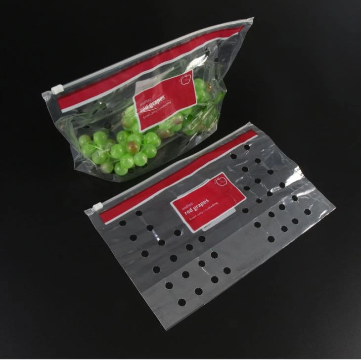 Transparent cpp plastic fruit packing bag