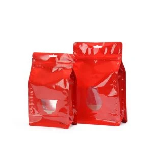 Aluminiumfolie lådan med fönster