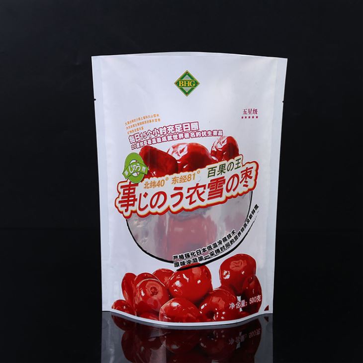 Stå upp aluminiumfolie Snacks Packaging Bag