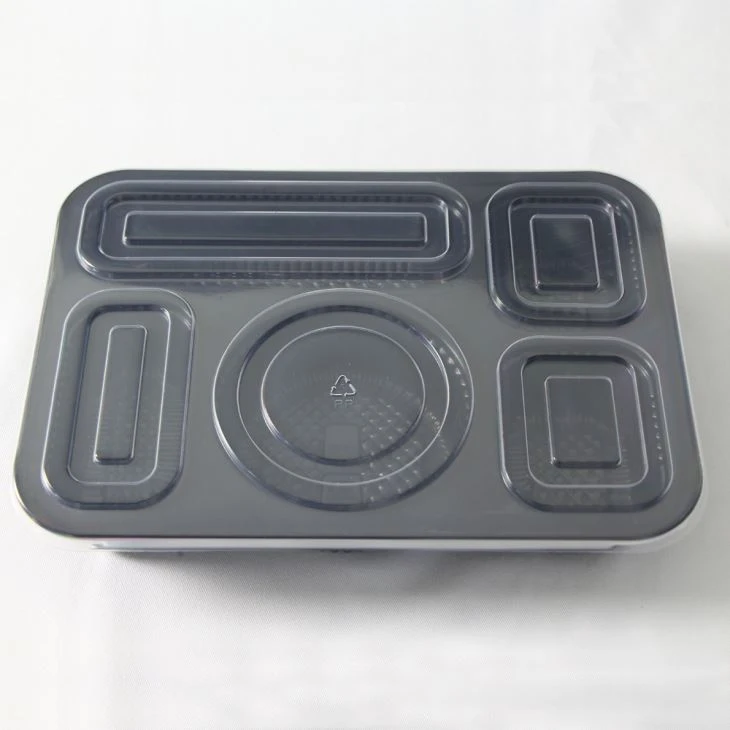 Matbehållare Plast Takeaway för snabbmatsförpackningar