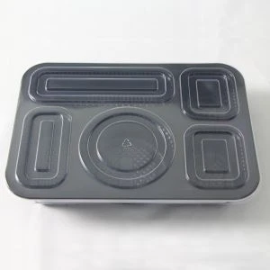 Matbehållare Plast Takeaway för snabbmatsförpackningar