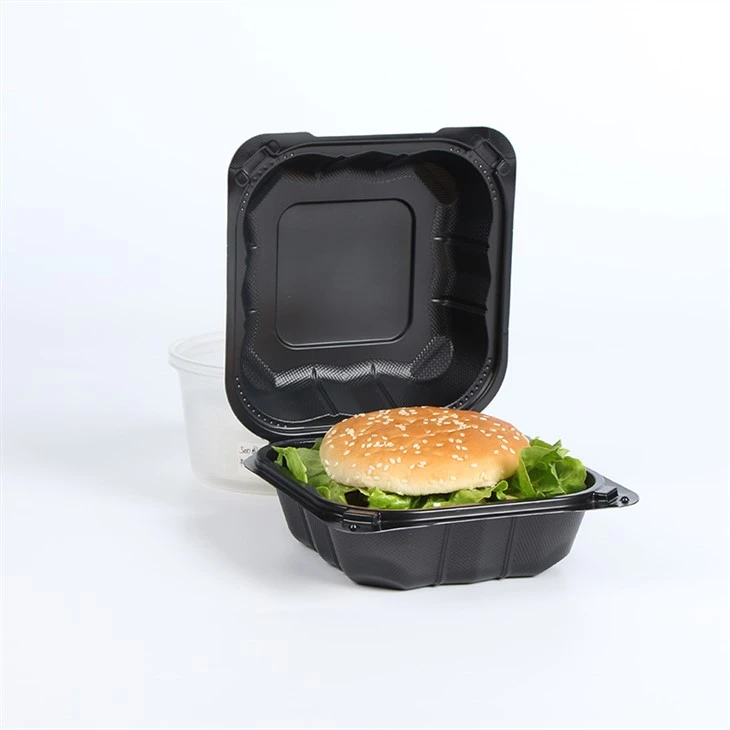 225 6x6 Burger Box gångjärnslock