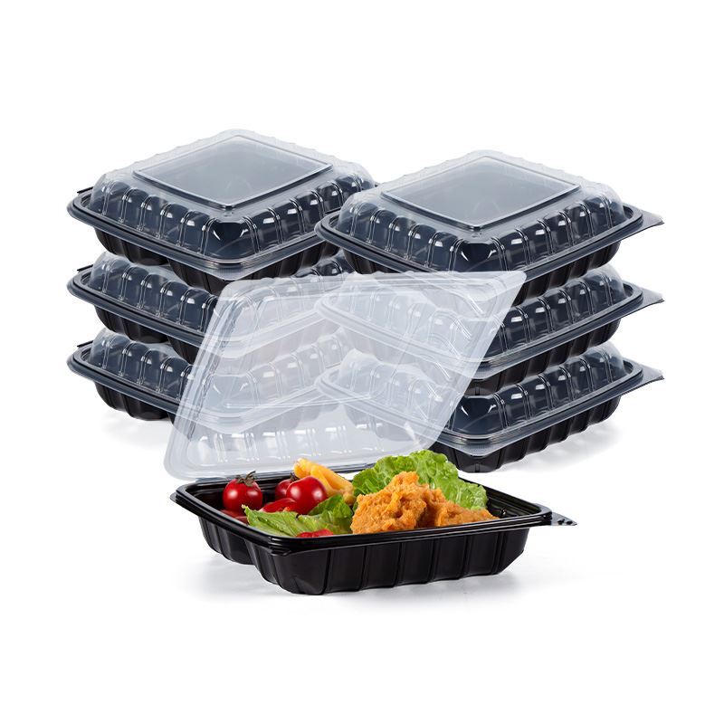 Matbehållare Tillverkare Partihandel Biologiskt nedbrytbar matförpackning Pla...