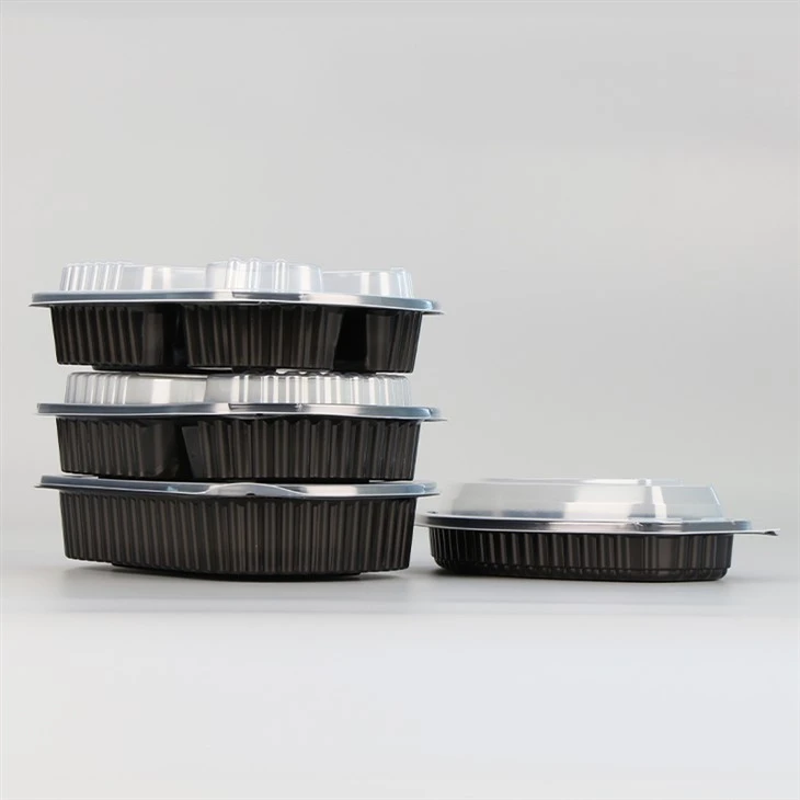 3 fack Måltidsförberedande plastbehållare