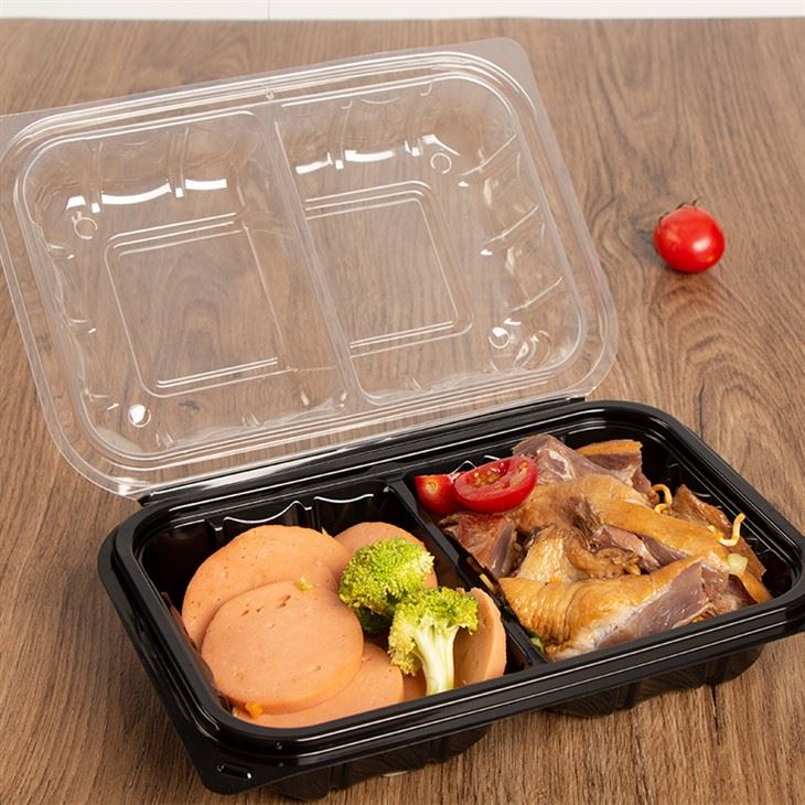 9x6'' Dual Colors Takeout Matbehållare