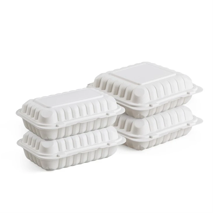 Clamshell 9x9 MFPP Hinged Food Container