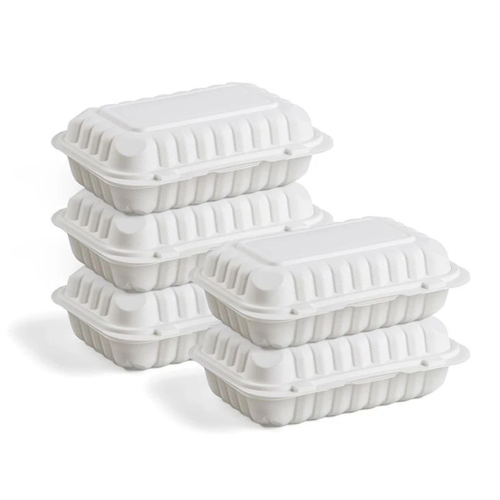 Clamshell 9x9 MFPP Hinged Food Container