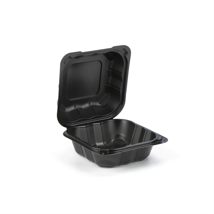 Clamshell biologiskt nedbrytbar takeout-behållare