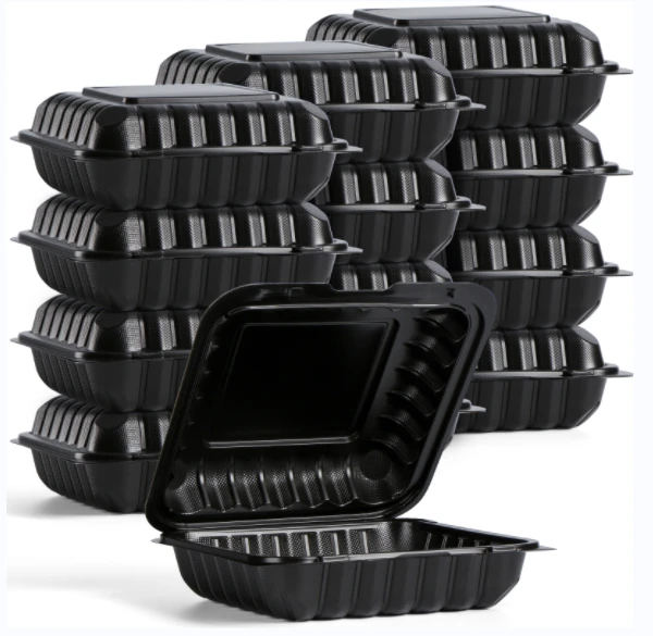 Clamshell matbehållare