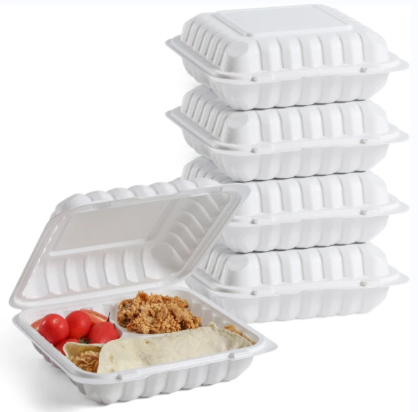 Clamshell matbehållare