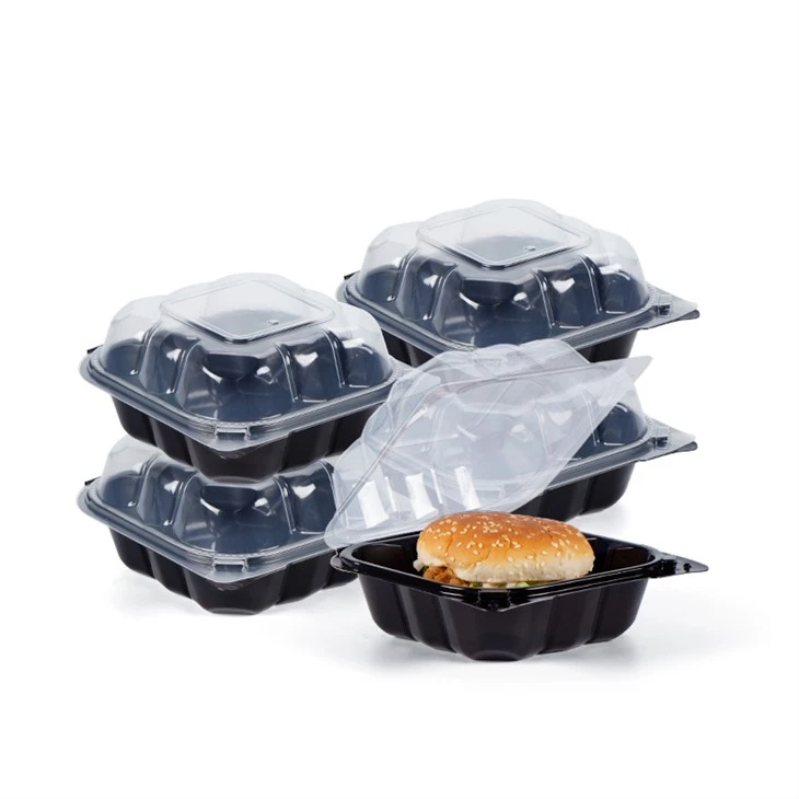 Behändiga plastbehållare för att laga mat