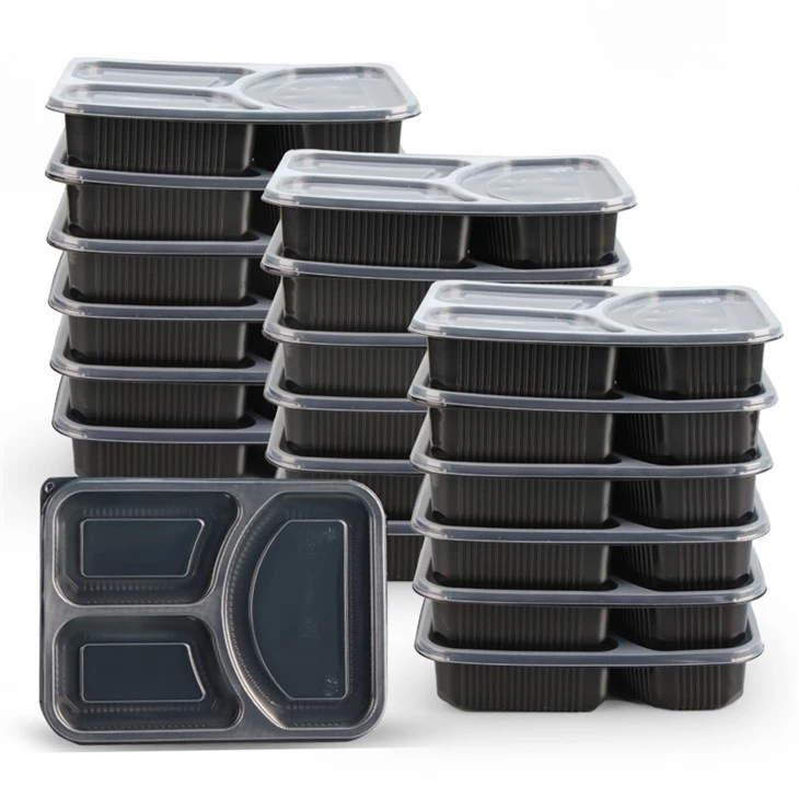 Bento engångslådor 3 fack