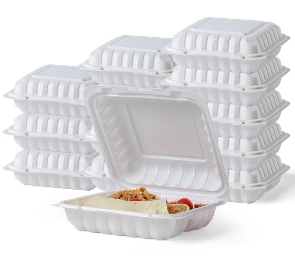 Miljövänlig take away-matbehållare