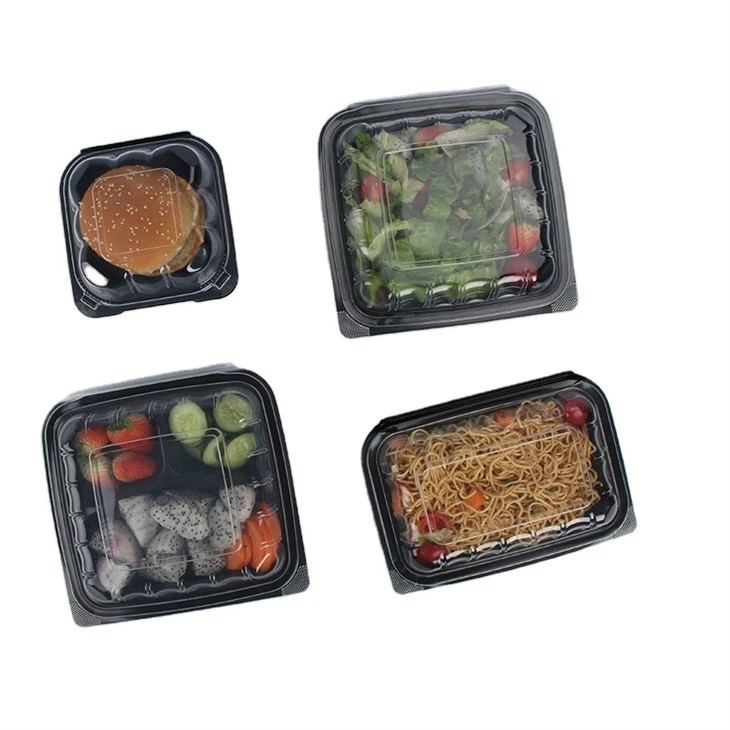 Plastbehållare för engångsmat