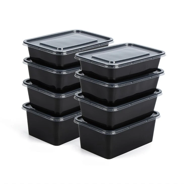 Måltidsförberedande behållare i plast Mat takeaway