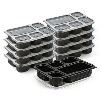 Bento Box 5 fack för engångsbruk