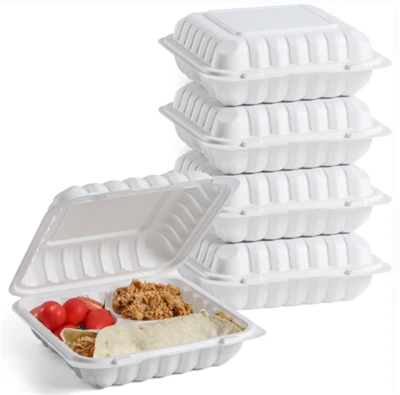 Clamshell matbehållare