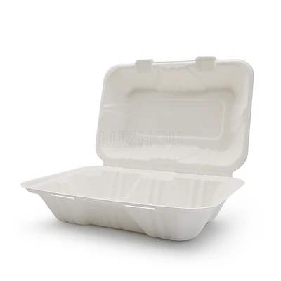 To Go Containers Bagasse gångjärn