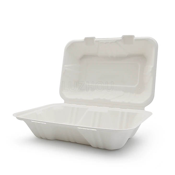 To Go Containers Bagasse gångjärn