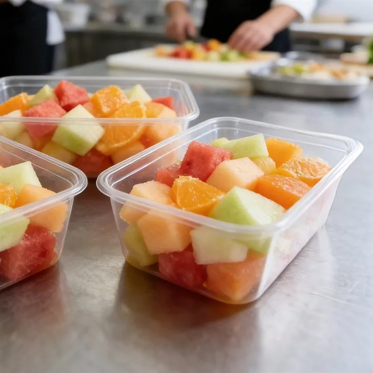 Rensa Behållare För Mat