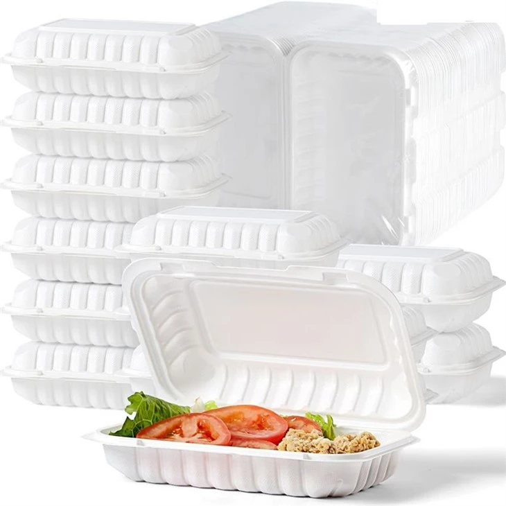 Miljövänlig lunch Ta ut Clamshell Box