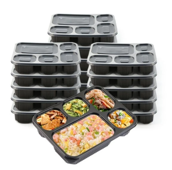 111 PP Leak Proof 5 compartment food prep box PP Leak Proof 5 compartment food prep box
